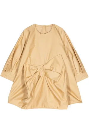 JNBY by JNBY Bow-embellished gathered dress