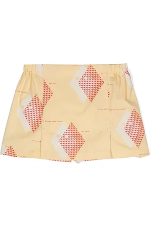 The Animals Observatory Shrimp geometric-print skorts