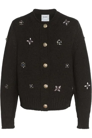 Barrie Embroidered cashmere cardigan