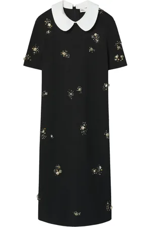 Tory Burch Rhinestone-embellished sweater dress