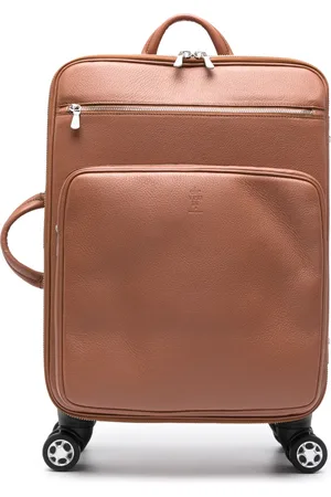 ELEVENTY Leather luggage bag