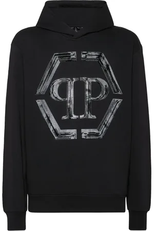 Philipp Plein Strass Hexagon hoodie
