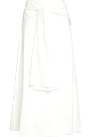 Uma Raquel Davidowicz Draped-detail midi skirt