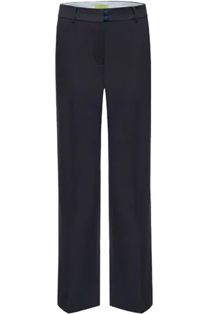 SHANGHAI TANG Wool straight-leg trousers