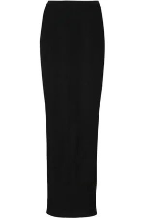 Nensi Dojaka Fine-ribbed maxi skirt