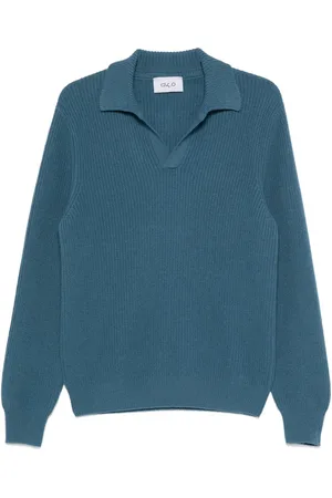 D4.0 Virgin wool polo sweater