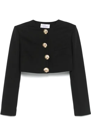 GIUSEPPE DI MORABITO Sea-shell detail cropped jacket