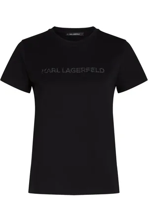 Karl Lagerfeld Glitter logo T-shirt