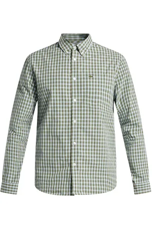 Lacoste Checked poplin shirt
