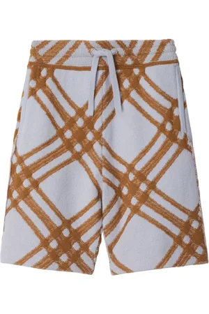 Burberry Checked knitted shorts