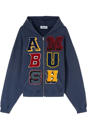 AMBUSH Logo-patch zip-up hoodie