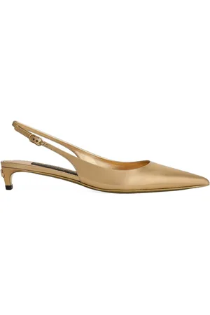 Dolce & Gabbana 30mm leather slingback pumps