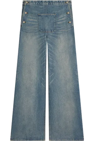 Courrèges Mid-rise wide-leg jeans