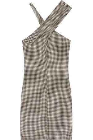 Courrèges Criss-cross jersey mini dress