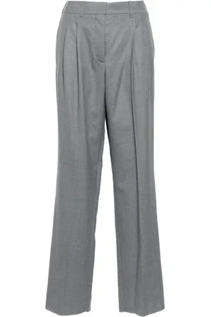 Stella McCartney Pleated wool trousers