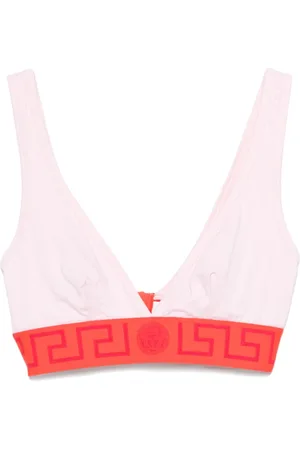 VERSACE Greca-detail bralette