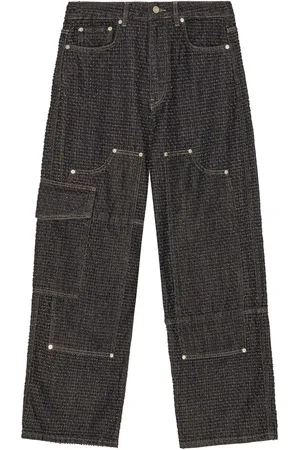 Ganni Fluffy wide-leg jeans
