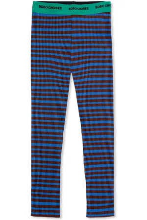 Bobo Choses Ribbed striped leggings