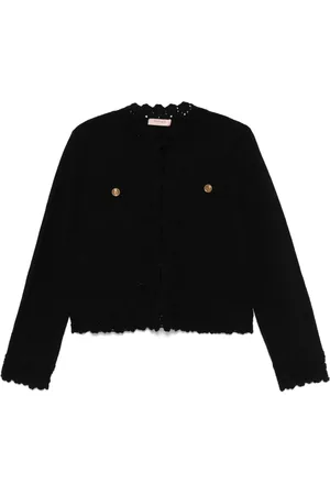 Twin-Set Crochet-trim cardigan