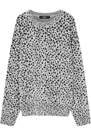 VERSACE Animal-pattern jumper