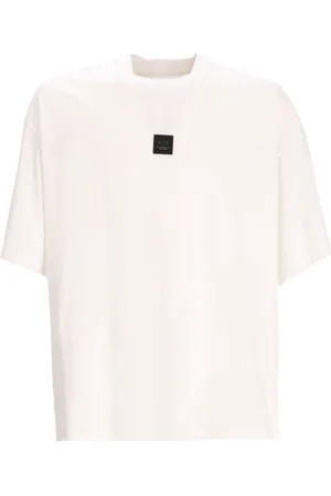 Armani Exchange Logo-patch cotton T-shirt