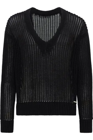Dsquared2 Open-knit V-neck jumper