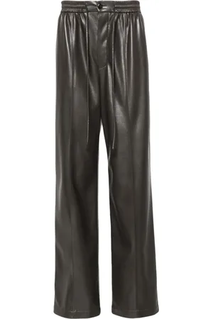 Nanushka Drawstring-waist straight trousers