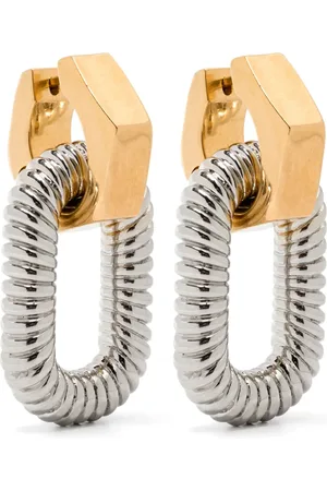 Paco rabanne XL Link Animation Godron earrings