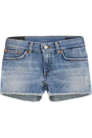 Dondup Logo-plaque denim shorts