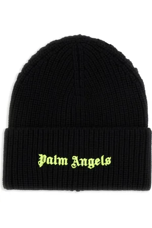 Palm Angels Logo-embroidered beanie