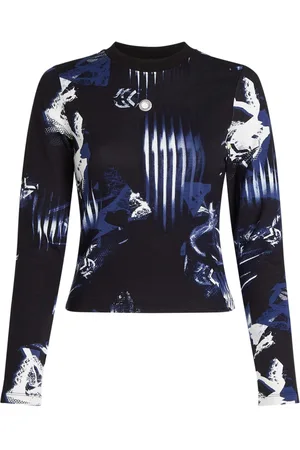 Karl Lagerfeld Digital print long-sleeved top