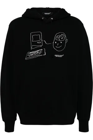 UNDERCOVER Embroidered cotton hoodie