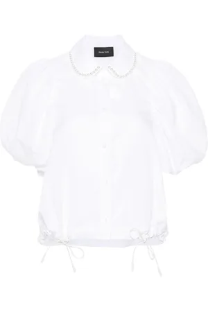 Simone Rocha Beaded cropped shirt