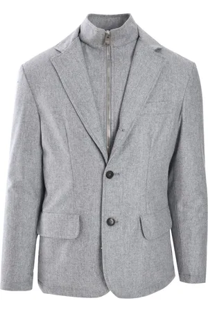 LUIGI BORRELLI NAPOLI Zip-up blazer