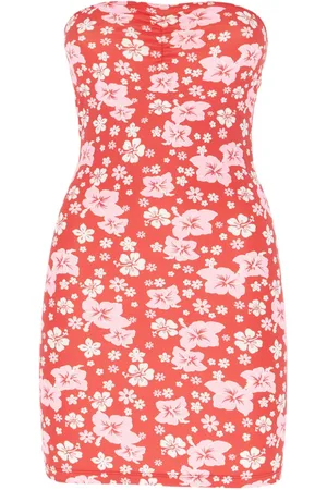 Frankies Bikinis Floral-print mini dress