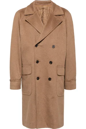 MAN ON THE BOON. Double-breasted coat