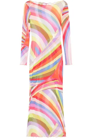 Puccini Iride-print dress