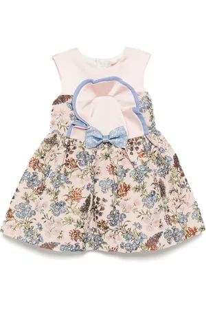 HUCKLEBONES LONDON Ruffle bib bodice dress