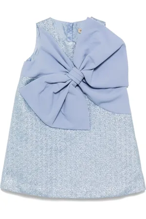 HUCKLEBONES LONDON Giant bow shift dress