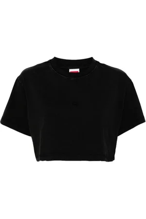 Ground Zero Logo-embroidered washed T-shirt