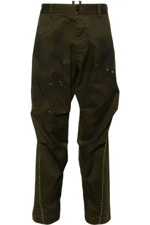 Dsquared2 Stud-embellished tapered trousers