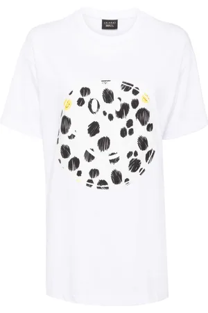 JOSHUA SANDERS Smiley-motif oversized t-shirt