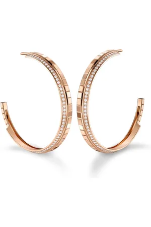 Chopard 18kt rose gold Ice Cube diamond earrings