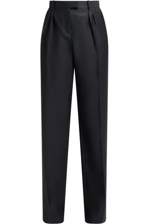 Tom Ford Wool-silk twill tailored pleated trousers