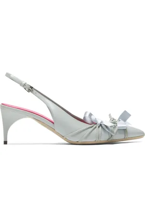 Nº21 Lace-up slingback pumps