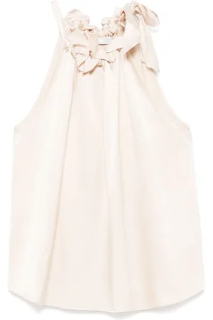 PESERICO SIGN Ruched-detail top