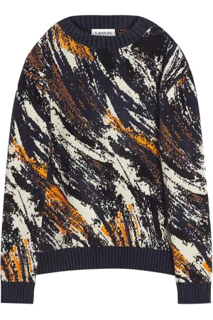 Lanvin Abstract Jacquard jumper