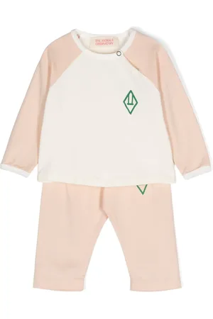 The Animals Observatory Logo-print jersey trouser set (set of two)