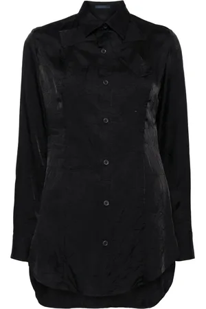 YOHJI YAMAMOTO Panelled crease shirt