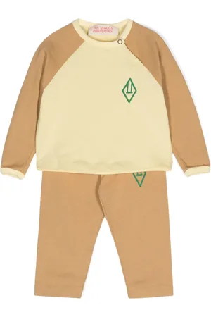 The Animals Observatory Logo-print jersey trouser set (set of two)